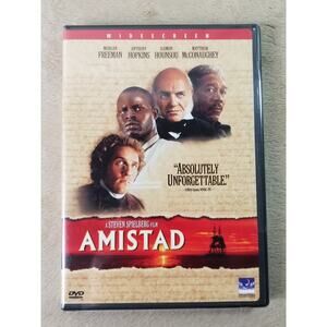 Movie AMISTAD DVD 1997 Sealed Morgan Freeman Dolby Digital Widescreen DreamWorks
